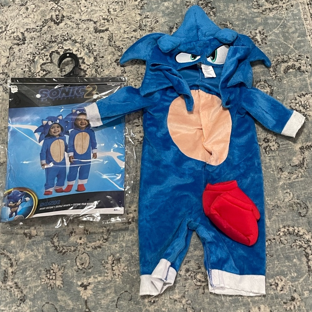 Infant Sonic 2 Costume